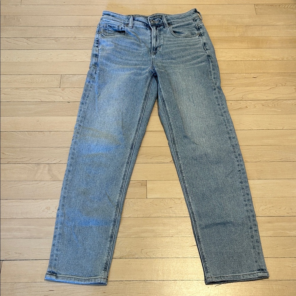 American Eagle Outfitters Light Blue Straight Leg Jeans